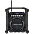 Miniatyrbild 3 av 5: Byggarbetsradio Sangean U-4 DBT+ DAB+, FM Batteri-laddningsfunktion, uppladdningsbart, Vattentät, Stötsäker Svart
