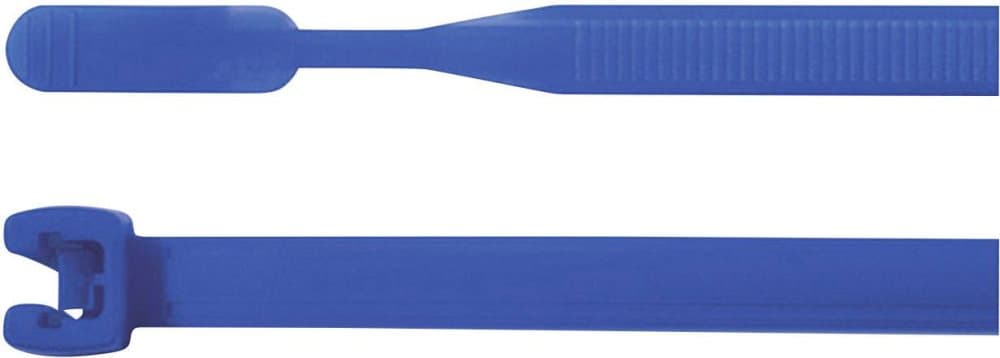 HellermannTyton 109-00197 Q120I-PA66-BU-C1 Kabelbinder 300 mm 7.70 mm Blå Med åben binderende 100 stk
