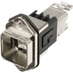 RJ45 Chassistilslutning, indbygning Telegärtner J80020A0011 CAT 6A Metal 1 stk