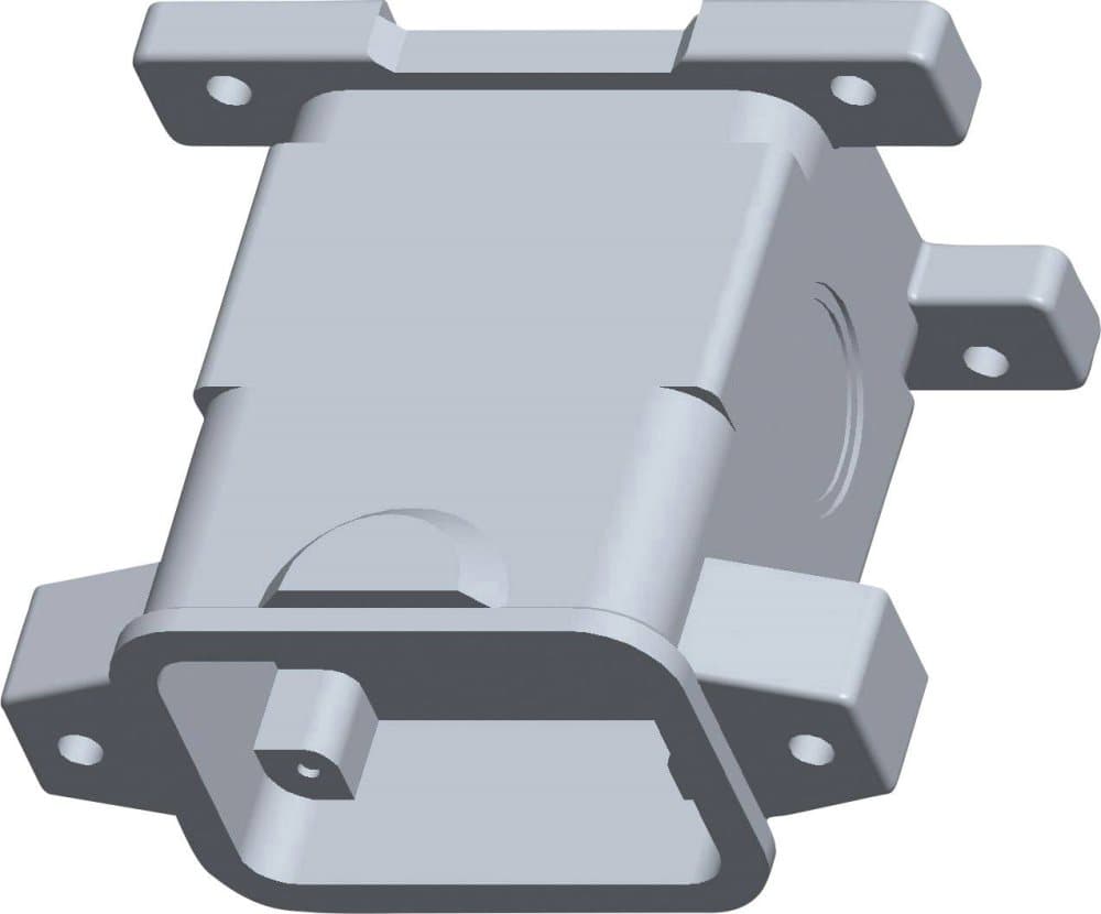 TE Connectivity HIP.6/16.SG.2.16.G 1-1102605-5 Sokkelhus 1 stk