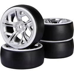 Reely 1:10 Vejmodel Komplette hjul Drift Y-eger Slv 1 stk