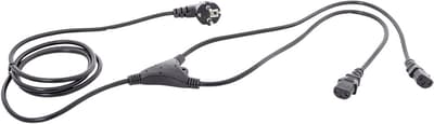 HAWA 1008275 Koldapparater Y-kabel Sort 5.00 m