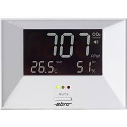 ebro RM 100 Kuldioxid-måleapparat 0 - 3000 ppm med temperaturmålefunktion