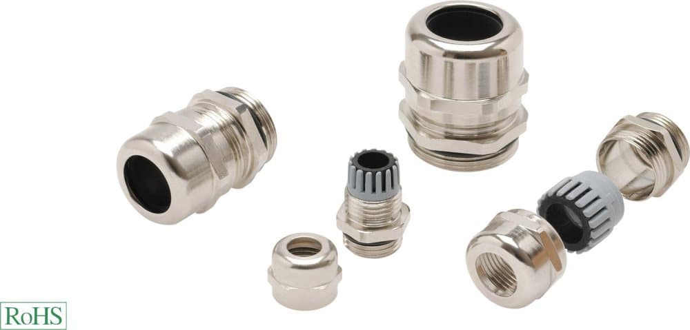Helukabel HT-MS-M-R 903566 Kabelforskruning Med reduceret tætningsindsats M50 Messing Messing 1 stk