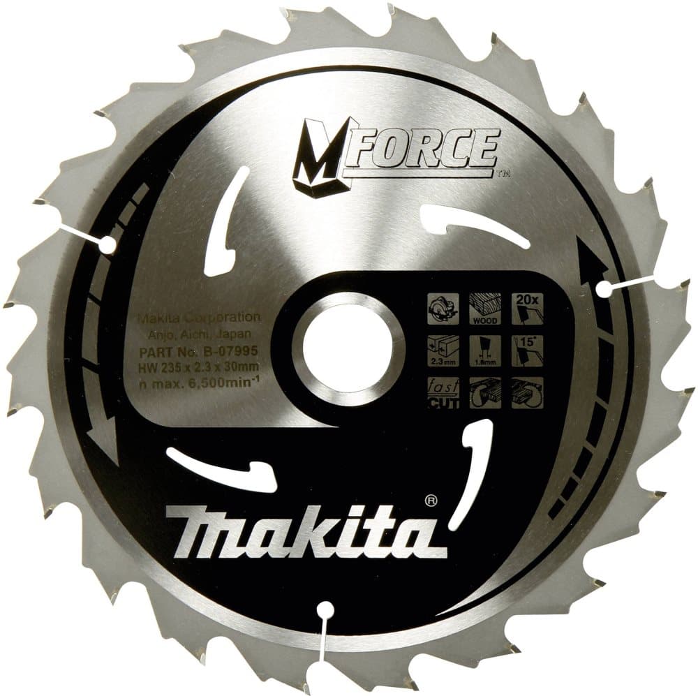 Makita M-FORCE B-32041 Rundsavblad 190 x 30 x 1.2 mm Antal tænder (per tomme): 24 1 stk