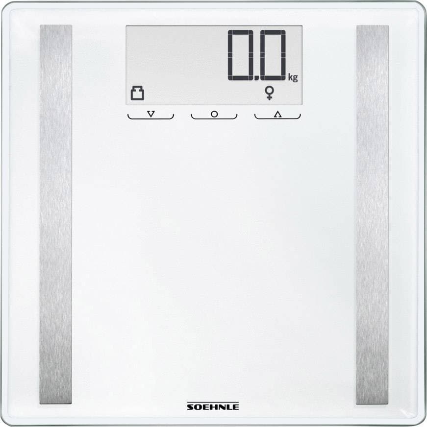 Soehnle Shape Control 200 Analysevægt Vejeområde=180 kg Hvid