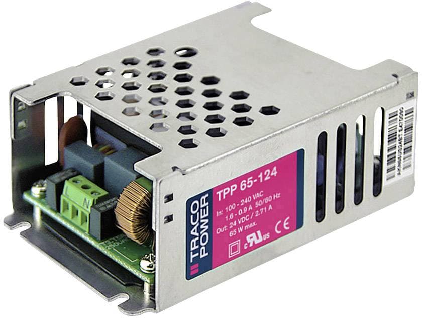 TracoPower TPP 65-321M2 AC/DC-strmforsyningskomponent, open frame 12 V/DC 5.42 A