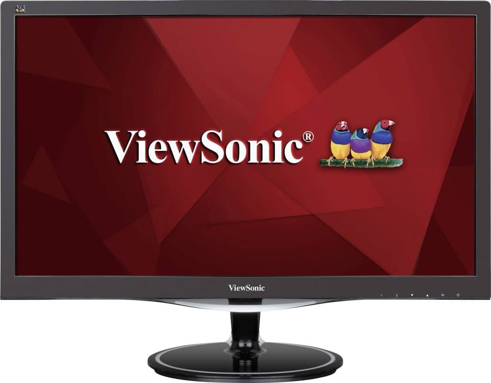 Viewsonic VX2457-MHD Skærm 59.9 cm (23.6 tommer) Energiklasse A (A+ - F) 1920 x 1080 pix Full HD 1 ms HDMI, DisplayPort, VGA, Audio, stereo (3,5 mm jack),