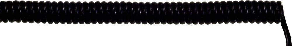 LAPP 73220257 Spiralkabel UNITRONIC SPIRAL 300 mm / 1200 mm 5 x 0.25 mm Sort 1 stk