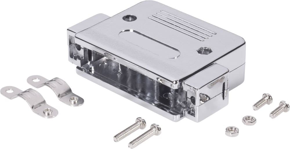 TRU COMPONENTS D-SUB-kabinet Poltal: 9 Plastic, metalliseret 180 Slv 1 stk