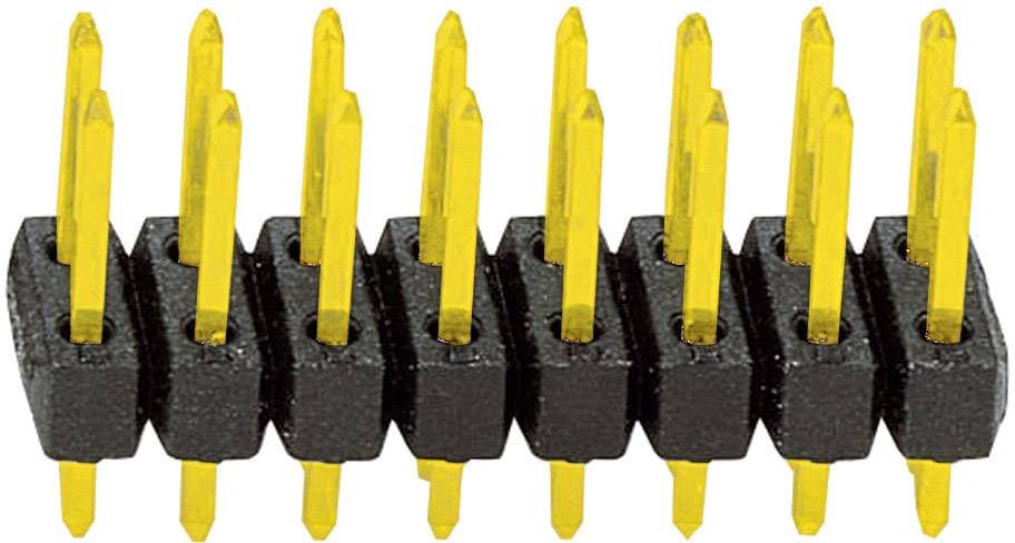 TRU COMPONENTS Stiftliste (standard) Antal rækker: 2 Poltal hver række: 8 TC-2521060 100 stk