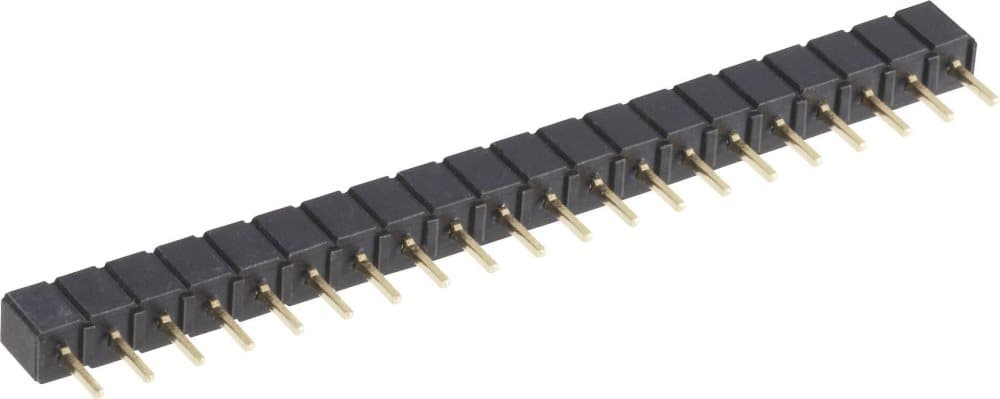 TRU COMPONENTS Bsningsliste (standard) Antal rækker: 1 Poltal hver række: 20 TC-2521095 100 stk