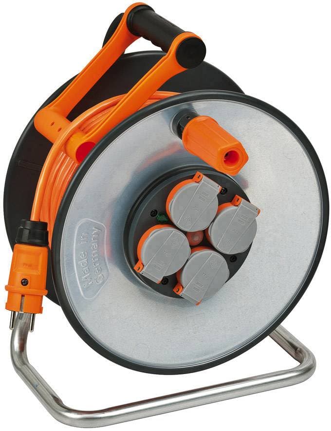 Brennenstuhl 9191500200 Kabeltromle 50.00 m Orange Schuko-stik