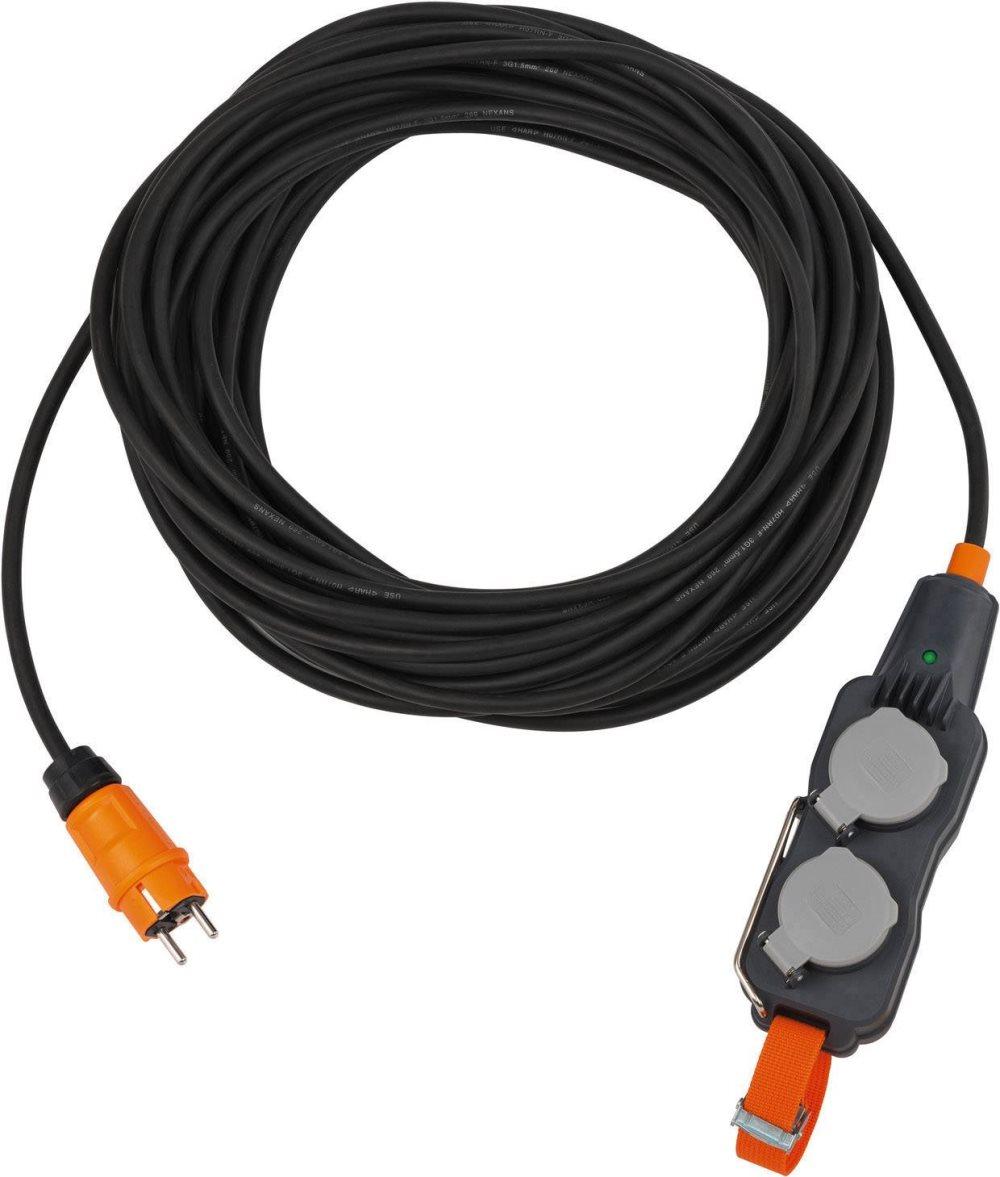 Brennenstuhl 9161250160 Strm Forlængerkabel 16 A Sort, Orange 25.00 m