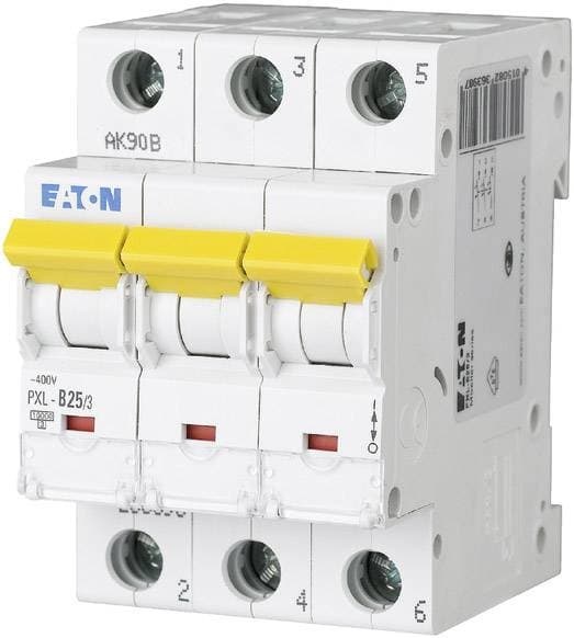 Eaton 236467 Ledningssikkerhedsafbryder 3-polet 25 A 400 V/AC