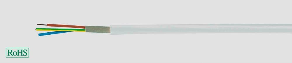 Helukabel 39053-100 Installationskabel NYM-J 1 G 10 mm Grå 100 m