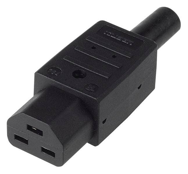 Bachmann 915.174 IEC-stik Stik Samlet poltal: 2 16 A Sort 1 stk