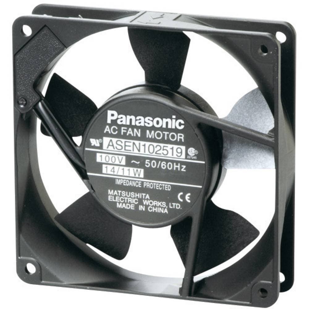 Panasonic ASEN104529 Aksial ventilator 115 V/AC 174 m/h (L x B x H) 120 x 120 x 38 mm
