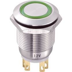TRU COMPONENTS LAS1-GQ-11E/G/12V Hærværkssikret trykknap 250 V/AC 5 A 1 x Off/(On) IP65 Tastende 1 stk