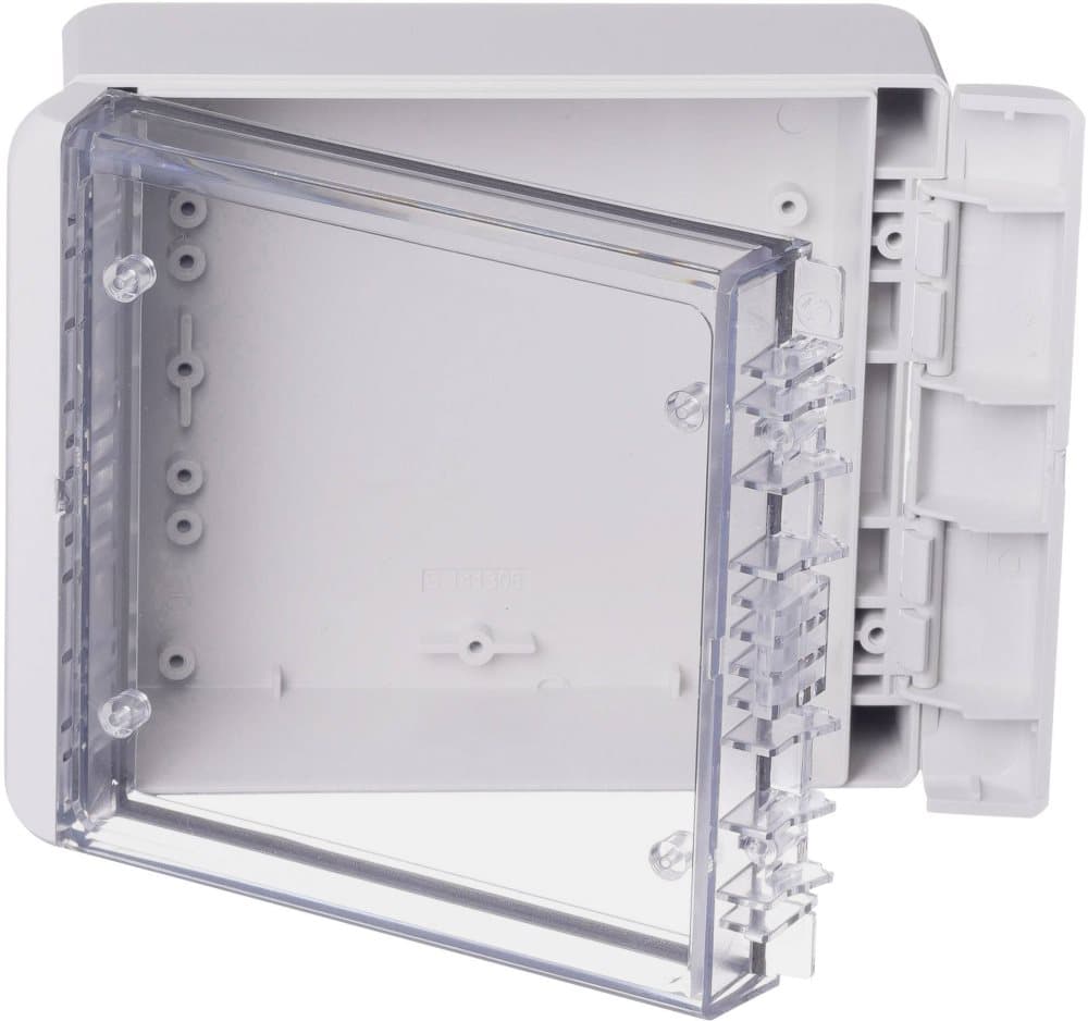 Bopla Bocube B 141306 PC-V0-G-7035 Kabinet til montering på væggen, Installationskabinet 125 x 151 x 60 Polykarbonat Gråhvid (RAL 7035) 1 stk