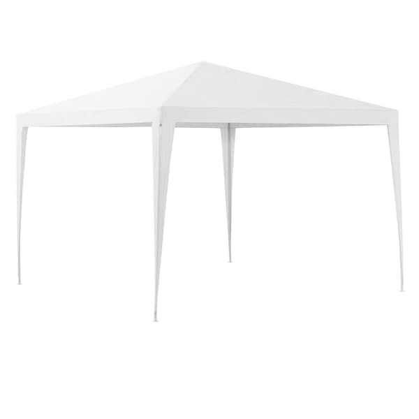 [casa.pro]® Trädgårdspaviljong-Partytält-300x300x255cm-hopfällbar-vit-vattentät
