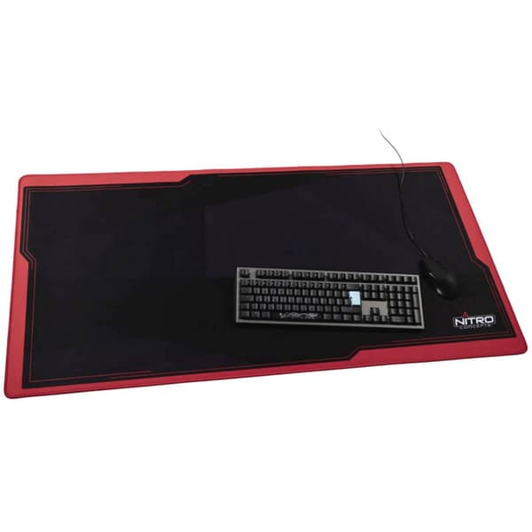 Nitro Concepts DM12 Gaming-musmatta Svart, Röd