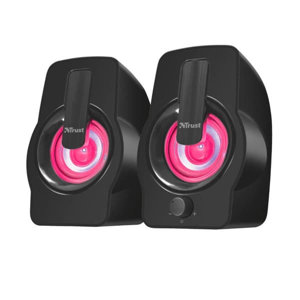 Trust Gemi RGB 2.0 2.0 Datorhögtalare Sladd 12 W Svart