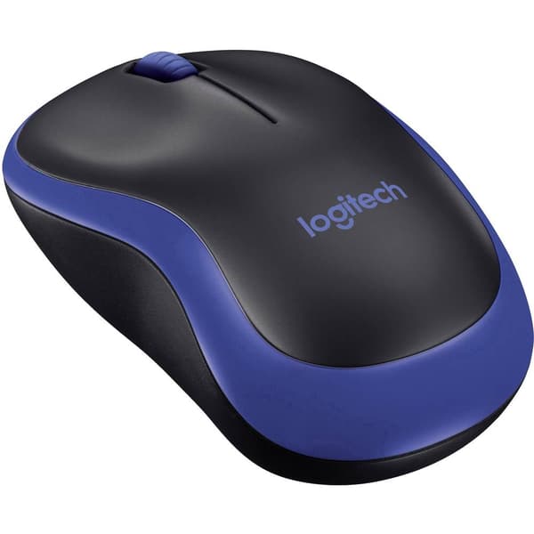 Logitech M185 WiFi mus Trådlös Optisk Blå 3 Knappar 1000 dpi