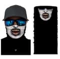 Miniatyrbild 1 av 2: Multifunktionell Bandana med Facemotiv - Skydd och Stil i Ett