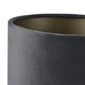 Miniatyrbillede 3 af 4: [lux.pro]® Bordlampe Deventer - 1xE14, max40W - 39x18cm - kobber / sort - grå-metal / flannel