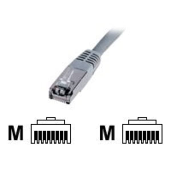 Digitus DK-1531-070 RJ45 Nätverkkabel, Patchkabel CAT 5e SF/UTP 7.00 m Grå Borrade par 1 st