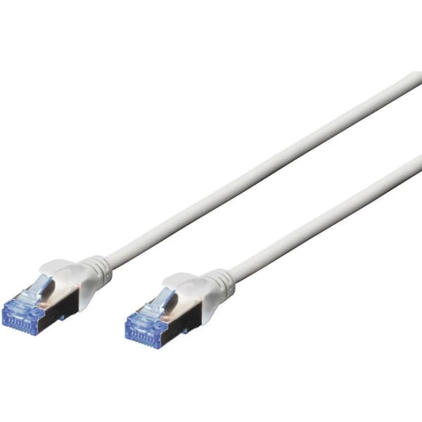Digitus DK-1531-070 RJ45 Nätverkkabel, Patchkabel CAT 5e SF/UTP 7.00 m Grå Borrade par 1 st