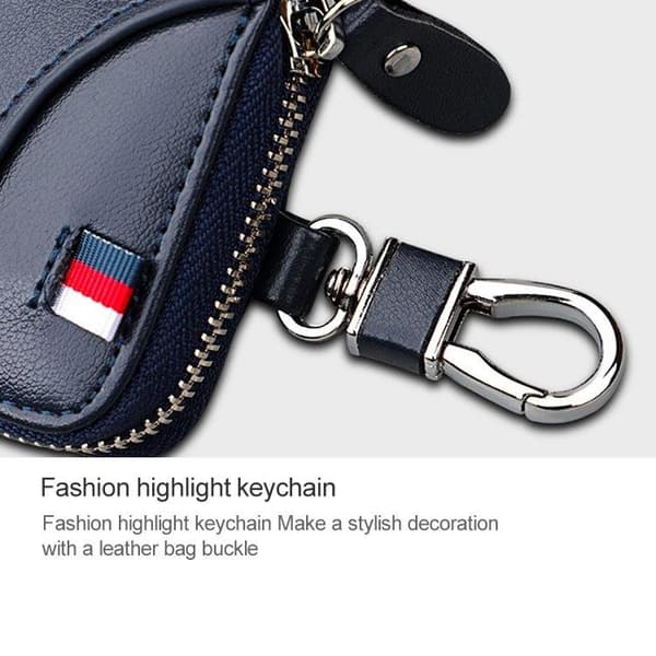 Monikäyttöinen avainkotelo / avainlompakko aidosta nahasta