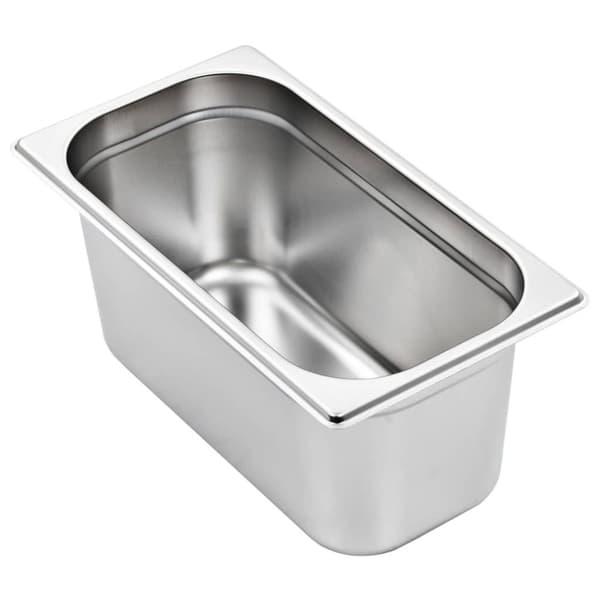 vidaXL Gastronormbeholdere 4 stk GN 1/3 150 mm rustfritt stål