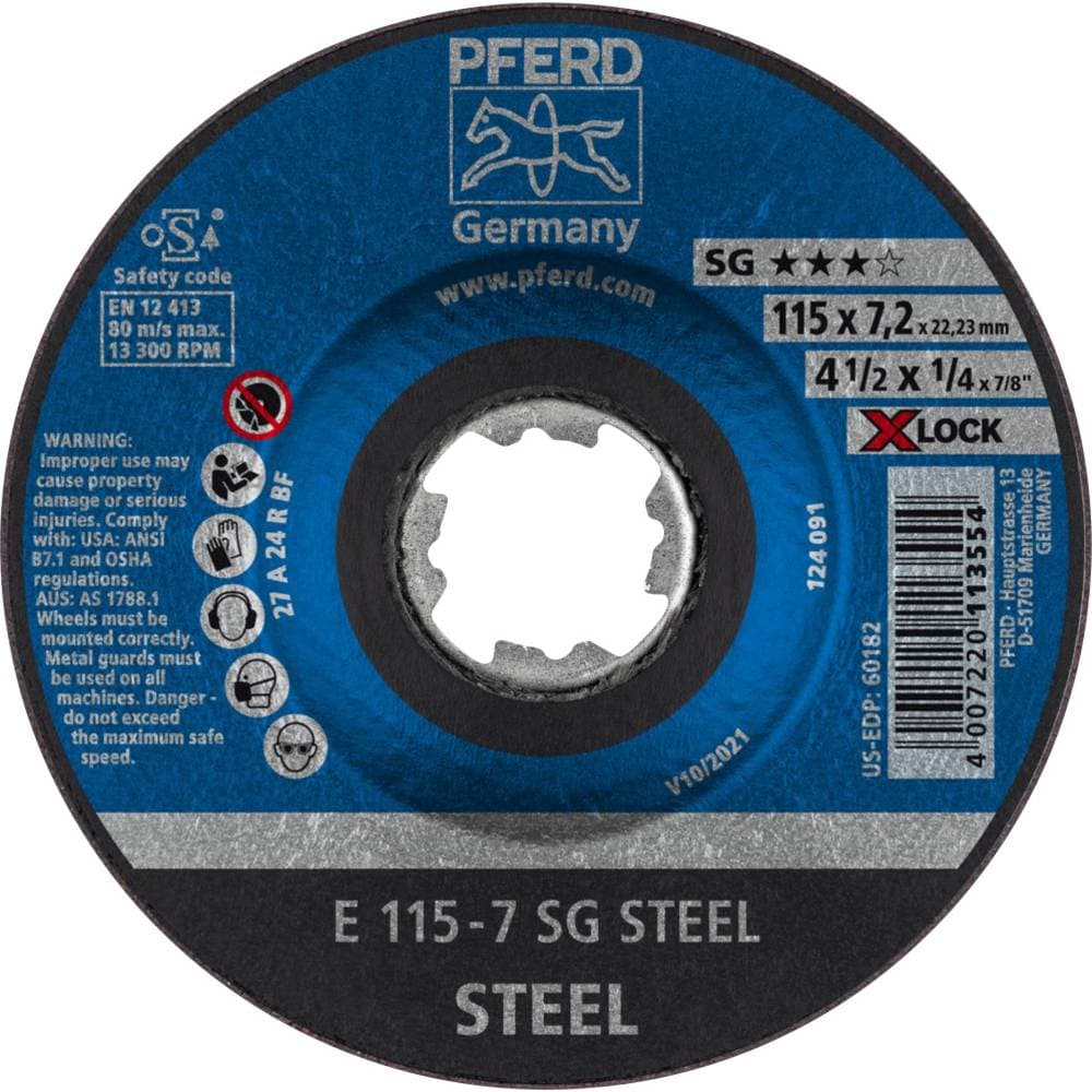 PFERD 62211215 Skrubskive forkrppet 115 mm 10 stk
