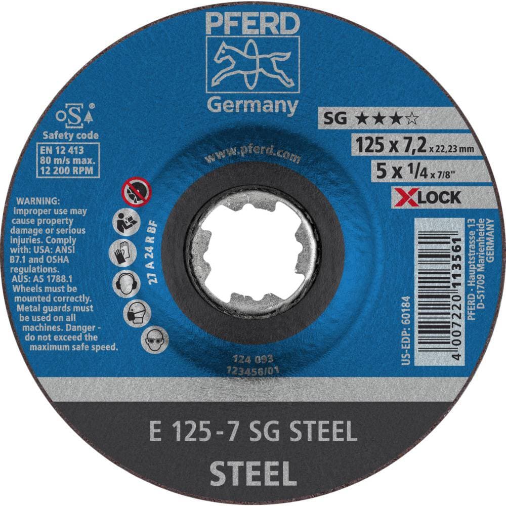 PFERD 62211225 Skrubskive forkrppet 125 mm 10 stk