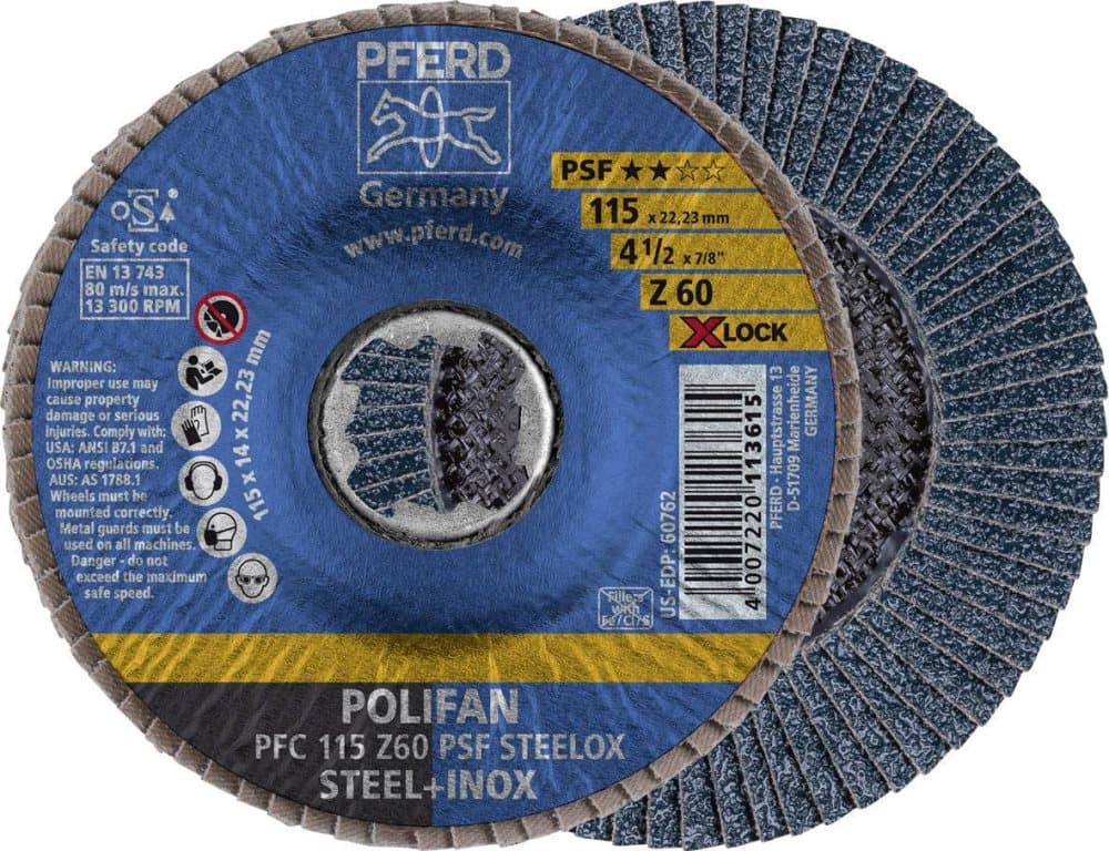PFERD 67666116 Lamelskiver Diameter 115 mm 10 stk