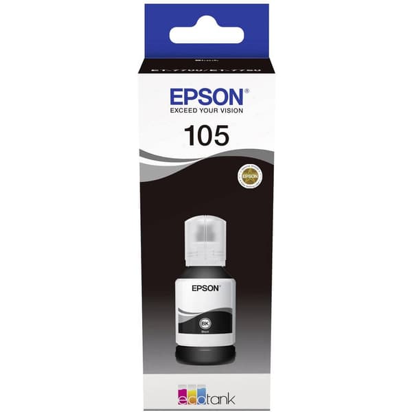 Epson C13T00Q140 105 EcoTank Påfyllning Original Epson Svart 140 ml