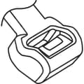 Miniatyrbild 3 av 3: HellermannTyton 118-00079 T18ROS-PA66V0-WH Buntband 100 mm 2.50 mm Vit 100 st