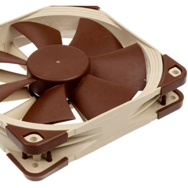 Noctua NF-F12 5V CPU-kylare fläkt Brun, Beige (B x H x D) 120 x 120 x 25 mm