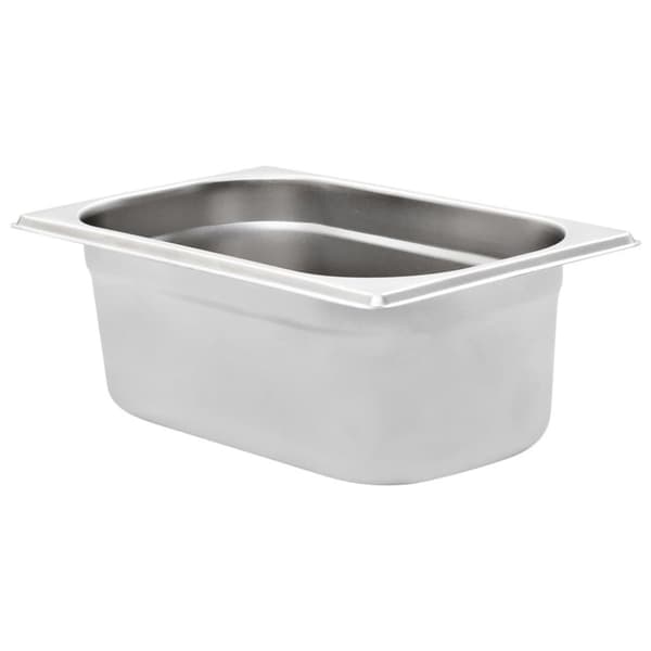 vidaXL gastronorm beholder 8 stk. GN 1/4 100 mm rustfrit stål