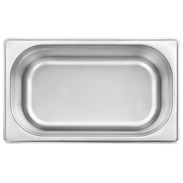 vidaXL gastronorm beholder 8 stk. GN 1/4 100 mm rustfrit stål