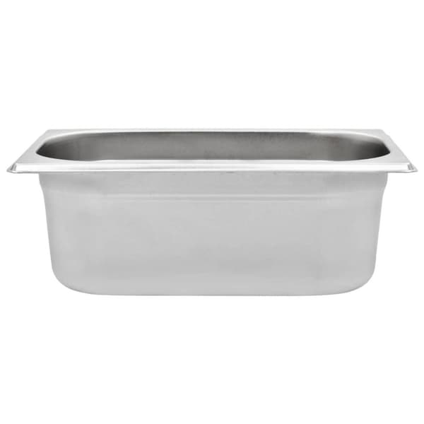 vidaXL gastronorm beholder 8 stk. GN 1/4 100 mm rustfrit stål