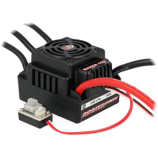 Robitronic Razer eight 150 A Fartreglage för RC-bil borstlös Belastningskapacitet (max.): 950 A