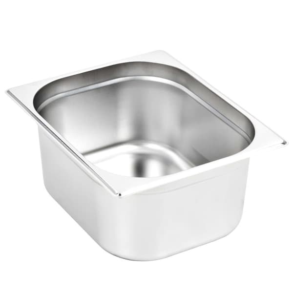 vidaXL gastronorm beholder 2 stk. GN 1/2 150 mm rustfrit stål