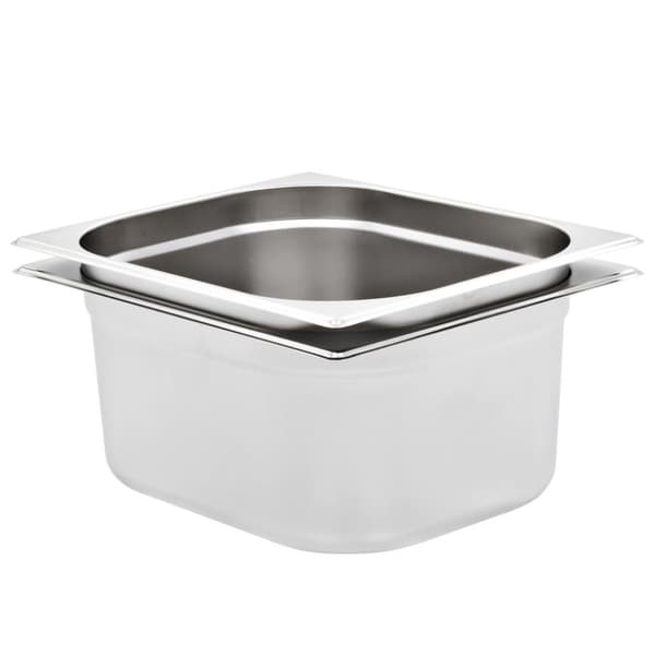 vidaXL gastronorm beholder 2 stk. GN 1/2 150 mm rustfrit stål