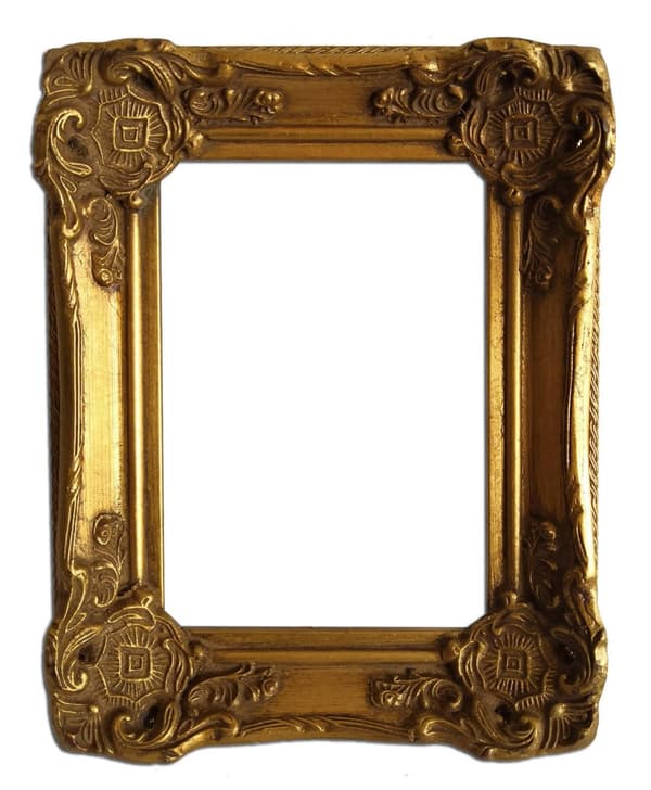 10x15 cm eller 4x6 tum, fotoram i guld