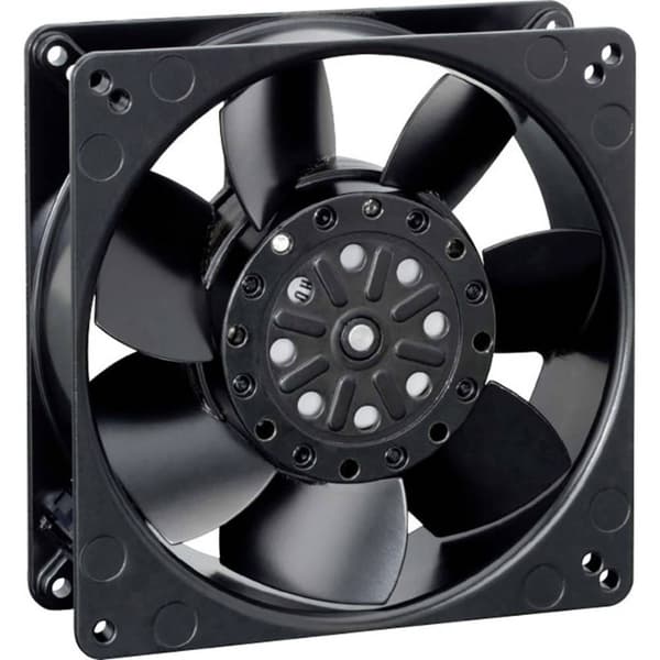 EBM Papst 5656S Axialfläkt 230 V/AC 240 m³/h (L x B x H) 135 x 135 x 38 mm Svart
