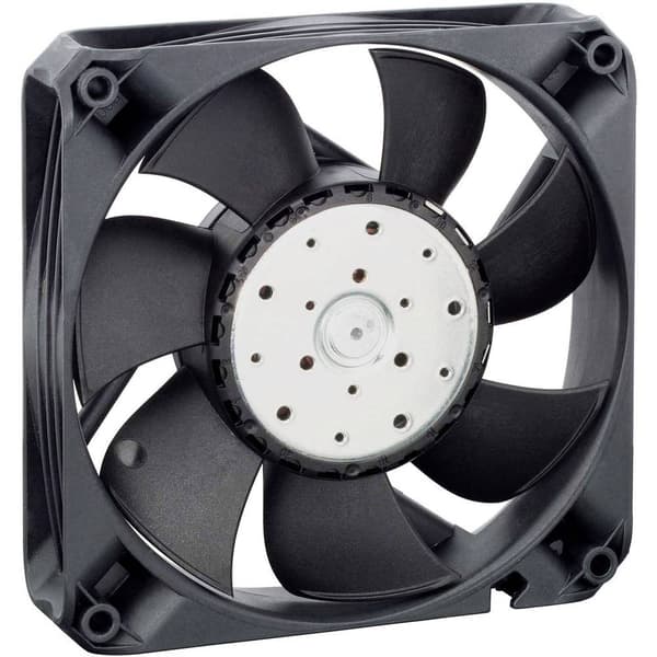 EBM Papst 4414 FNH Axialfläkt 24 V/DC 225 m³/h (L x B x H) 119 x 119 x 25.4 mm Svart