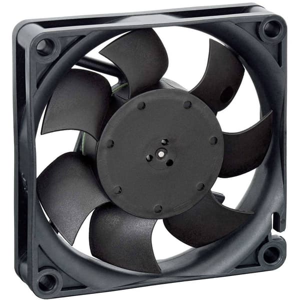 EBM Papst 714F Axialfläkt 24 V/DC 43 m³/h (L x B x H) 70 x 70 x 15 mm